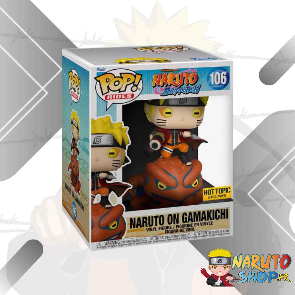 Figurine POP Naruto - Naruto et Gamakichi - La Boutique N°1 en France  spécialisée du Naruto