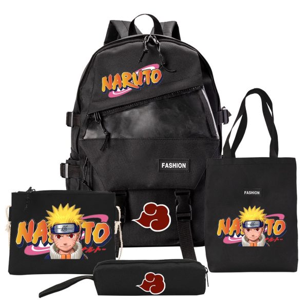 Sac à dos Naruto ensemble de 4 pièces