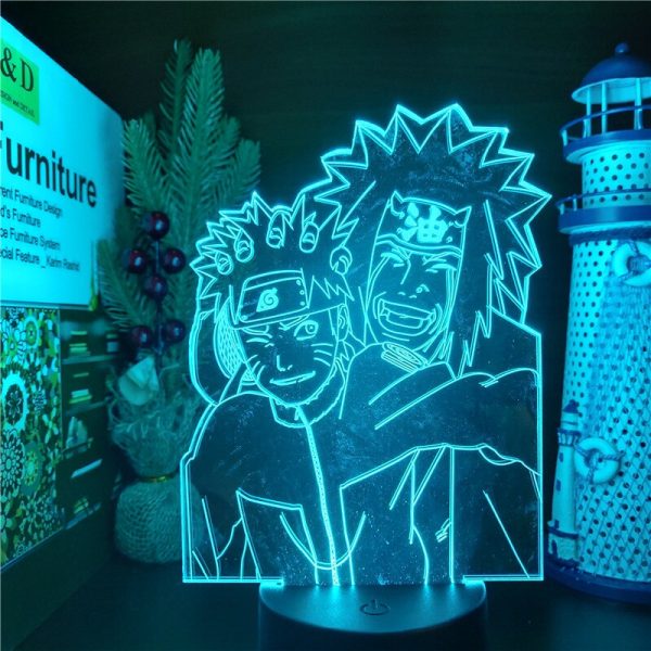 Lampe Naruto Jiraiya, en acrylique 3D .