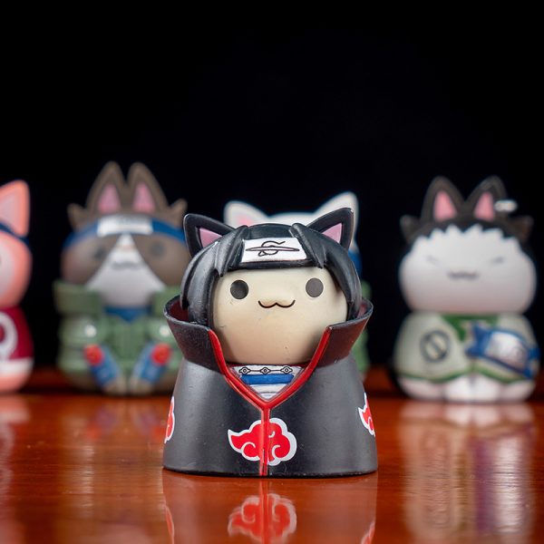 Figurines pop chat Naruto ensemble 8 pièces