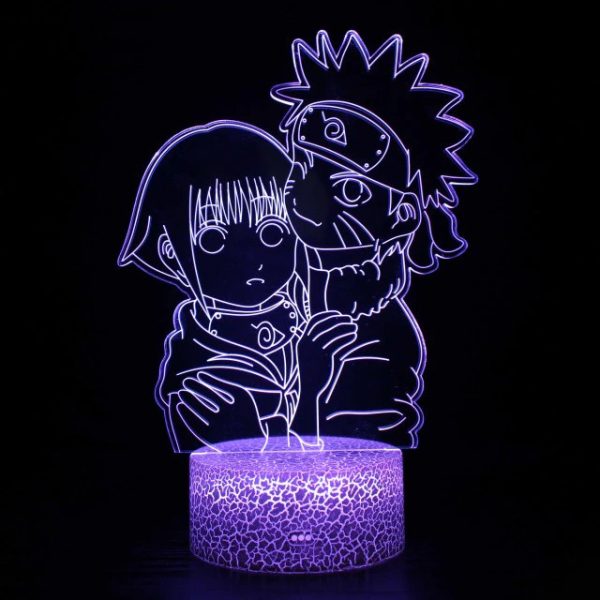 Lampe Naruto - Hinata x Naruto ( Câlin )