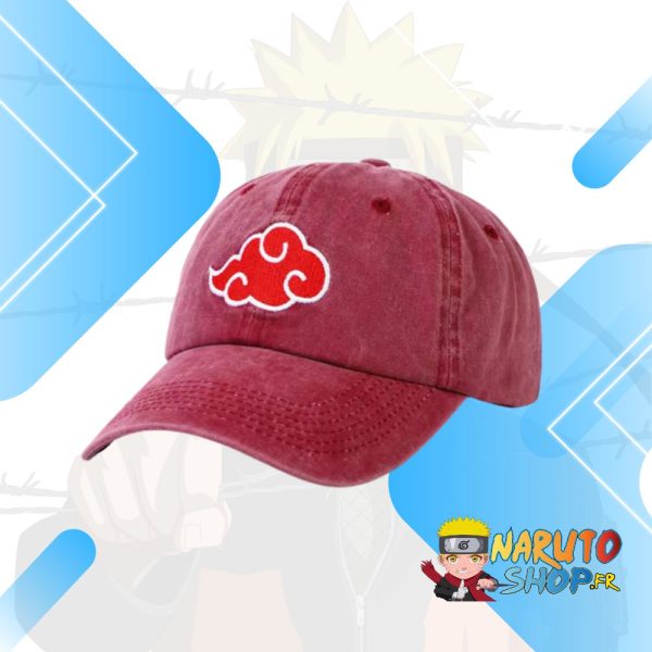 Casquette Naruto Akatsuki Rouge