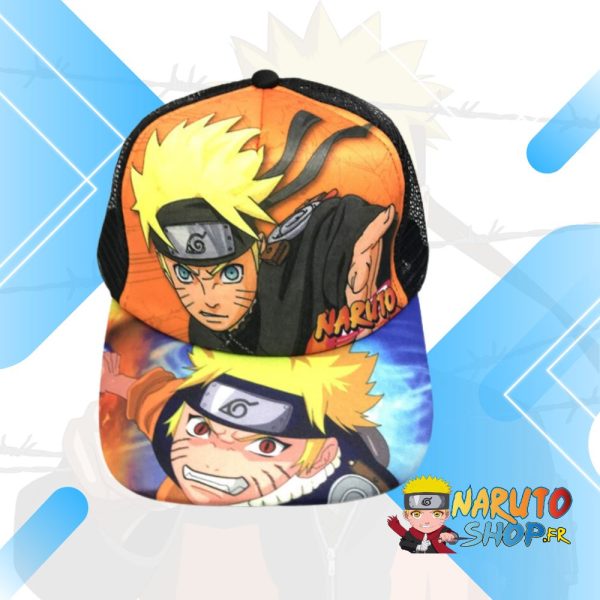 Casquette Naruto Uzumaki en colère