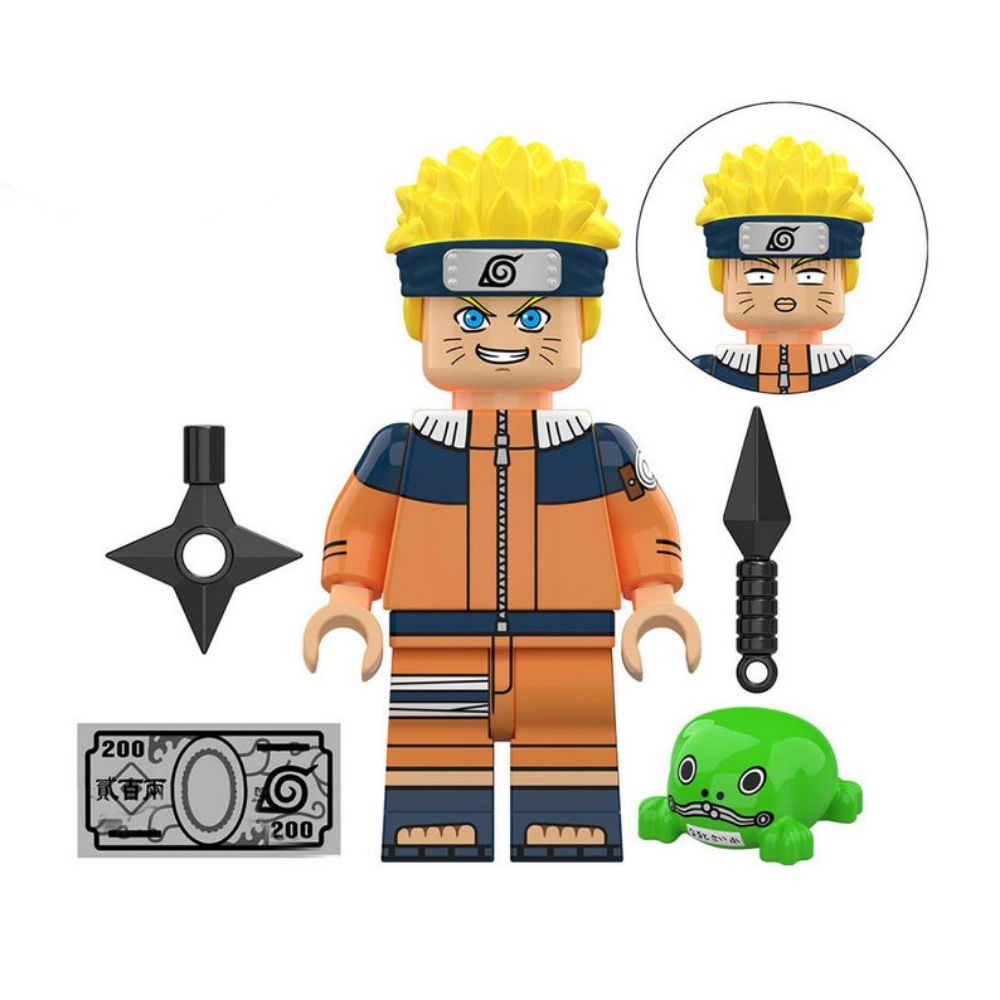 LEGO Naruto - Lot de 6 Figurines Naruto compatibles LEGO - La