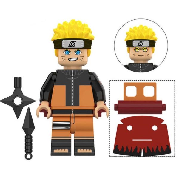LEGO Naruto - Lot de 6 Figurines Naruto compatibles LEGO