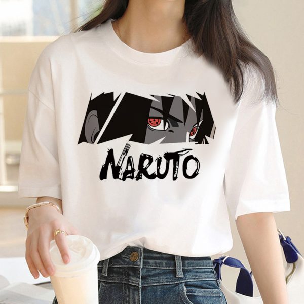T shirt Naruto Fille Sharingan Sasuke