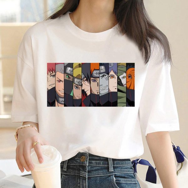 T shirt Naruto Fille Akatsuki Couleur