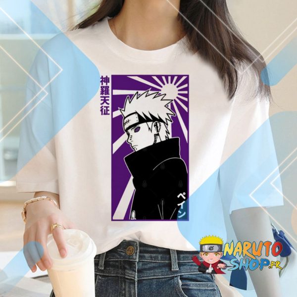 T shirt Naruto Fille Pain Akatsuki