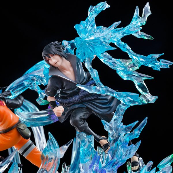 Figurine Naruto Duel Épique: Naruto Vs Sasuke