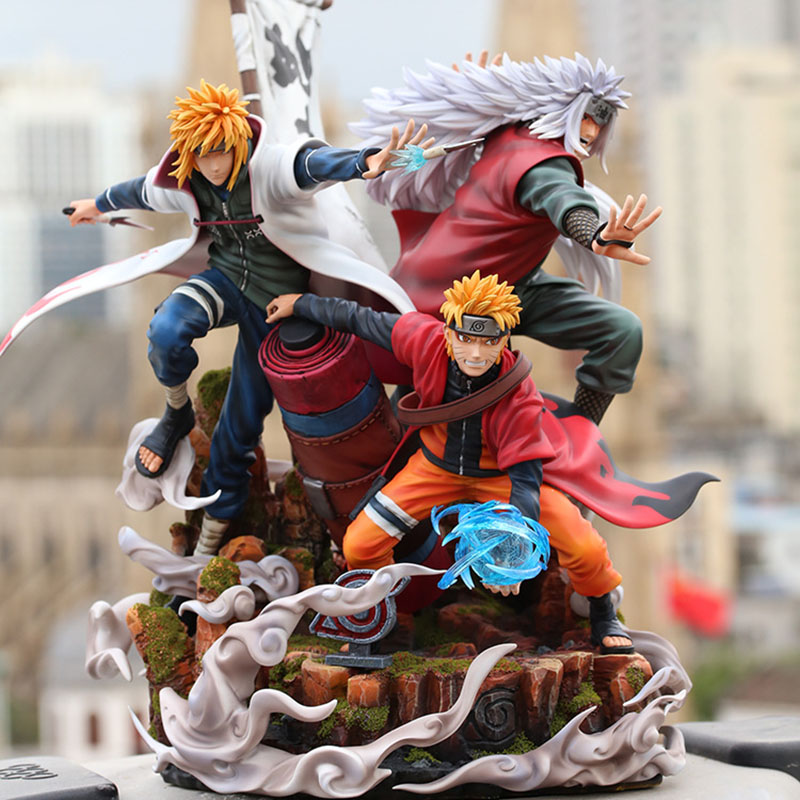Figurine Naruto - Trio Légendaire: Uzumaki Naruto - Jiraiya