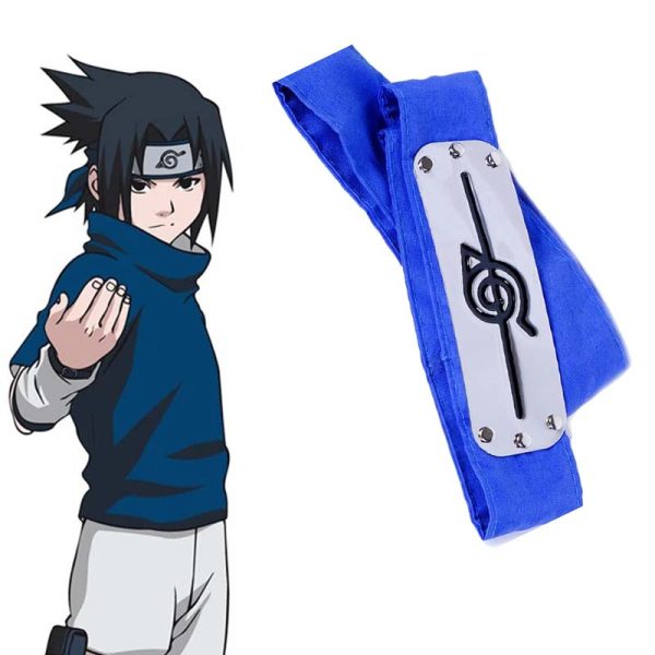 Bandeau Cosplay Sasuke Uchiwa Konoha - Naruto Shippuden