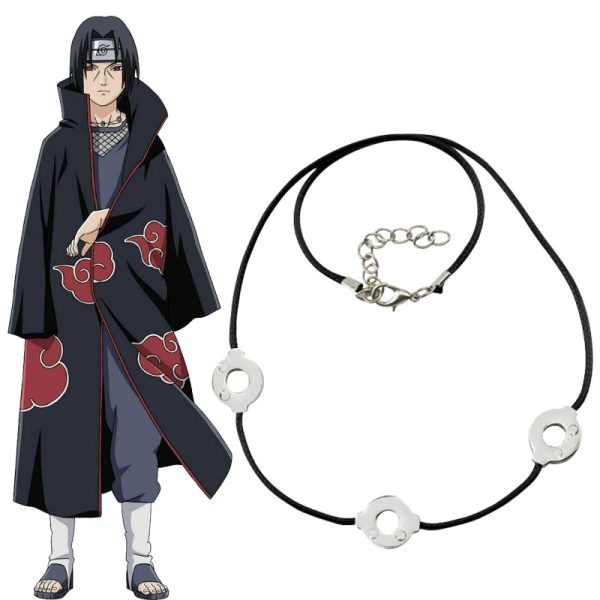 Collier Cosplay Itachi Uchiwa - Pendentif Rouge