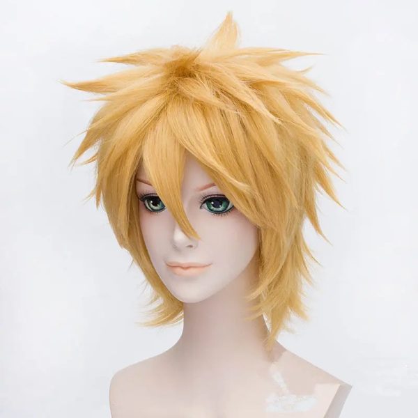 Perruque Cosplay Naruto Uzumaki - Blonde – Image 2