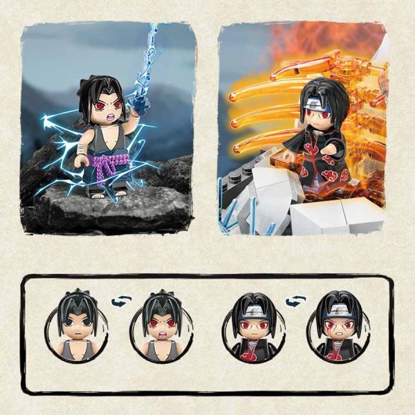 LEGO Sasuke VS Itachi : Le Combat Fraternel en Briques – Image 4