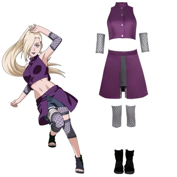 Costume Cosplay Ino Yamanaka - Ninja de Konoha - Naruto