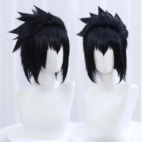 Perruque Cosplay Sasuke Uchiwa - Noire - Naruto Shippuden – Image 2