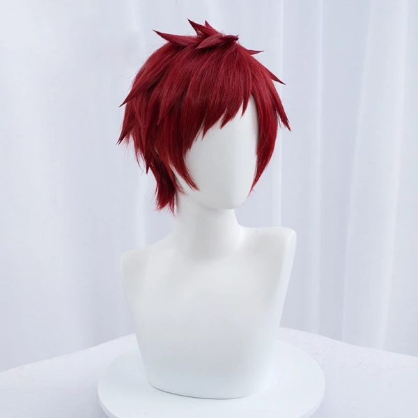 Perruque Cosplay Gaara - Cheveux Rouges - Naruto – Image 3