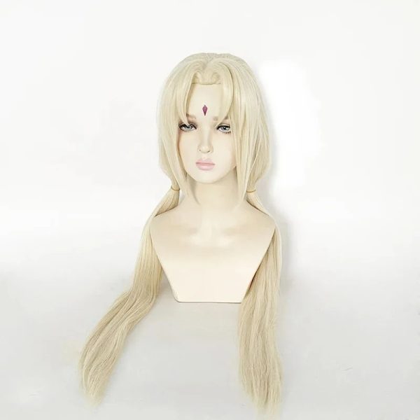 Perruque Cosplay Tsunade - Blonde - Naruto Shippuden – Image 4
