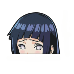 Autocollant Naruto Hinata Hyûga • La boutique Naruto